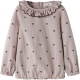 Lil'Atelier Bark Nmfseanne Ls Loose Skjorta Lil