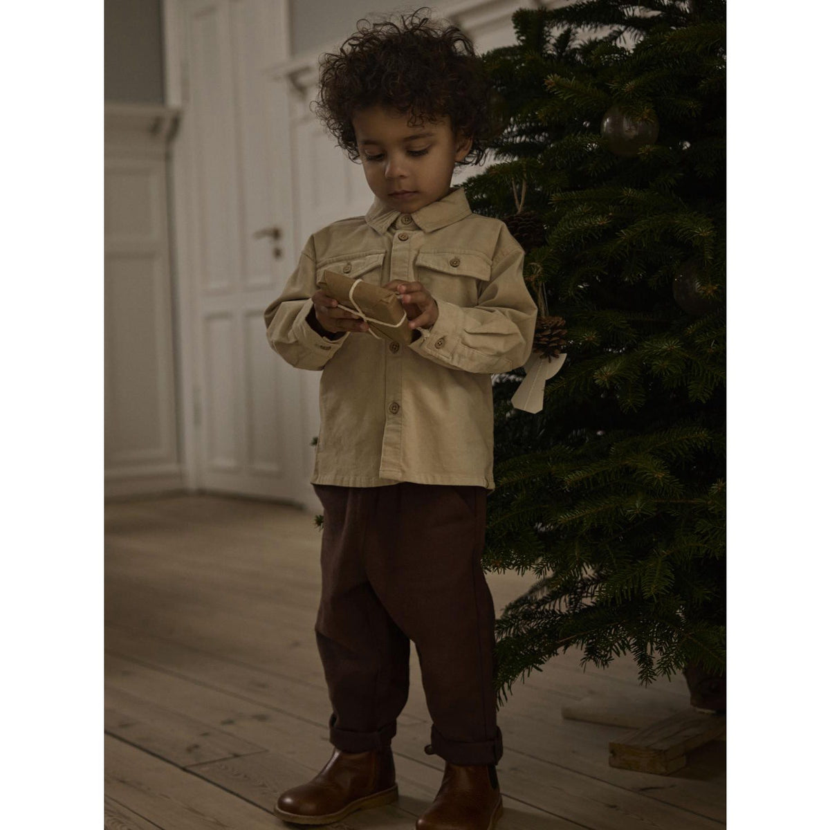 Lil'Atelier White Pepper Nmmsomba San Ls Cord Skjorta 2268-So Lil