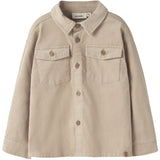 Lil'Atelier White Pepper Nmmsomba San Ls Cord Skjorta 2268-So Lil