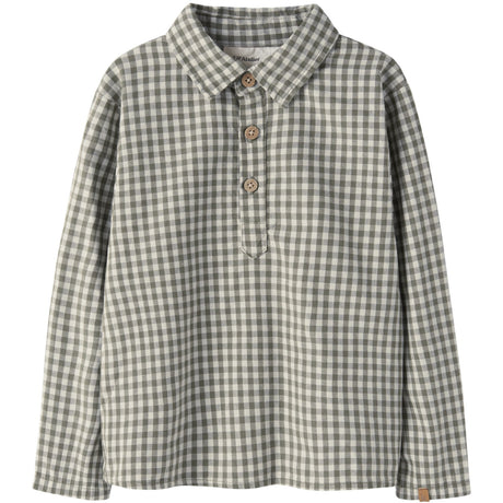 Lil'Atelier Mulled Basil Nmmroanne Ls Loose Skjorta Lil