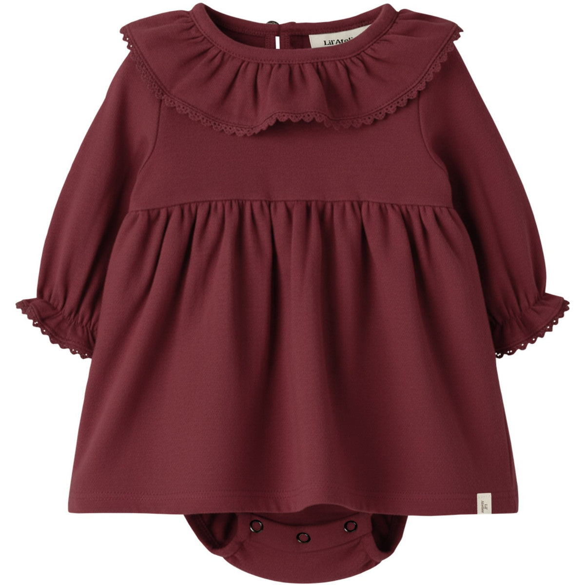 Lil'Atelier Biking Red Nbfrenrik Ls Loose Body Klänning Lil