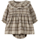 Lil'Atelier White Pepper Nbfrenrik Ls Loose Body Klänning Lil