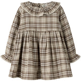 Lil'Atelier White Pepper Nmfrenrik Ls Loose Klänning Lil