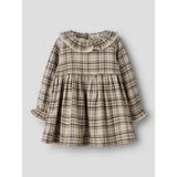 Lil'Atelier White Pepper Nmfrenrik Ls Loose Klänning Lil