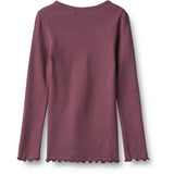 Wheat Eggplant Blus Ida