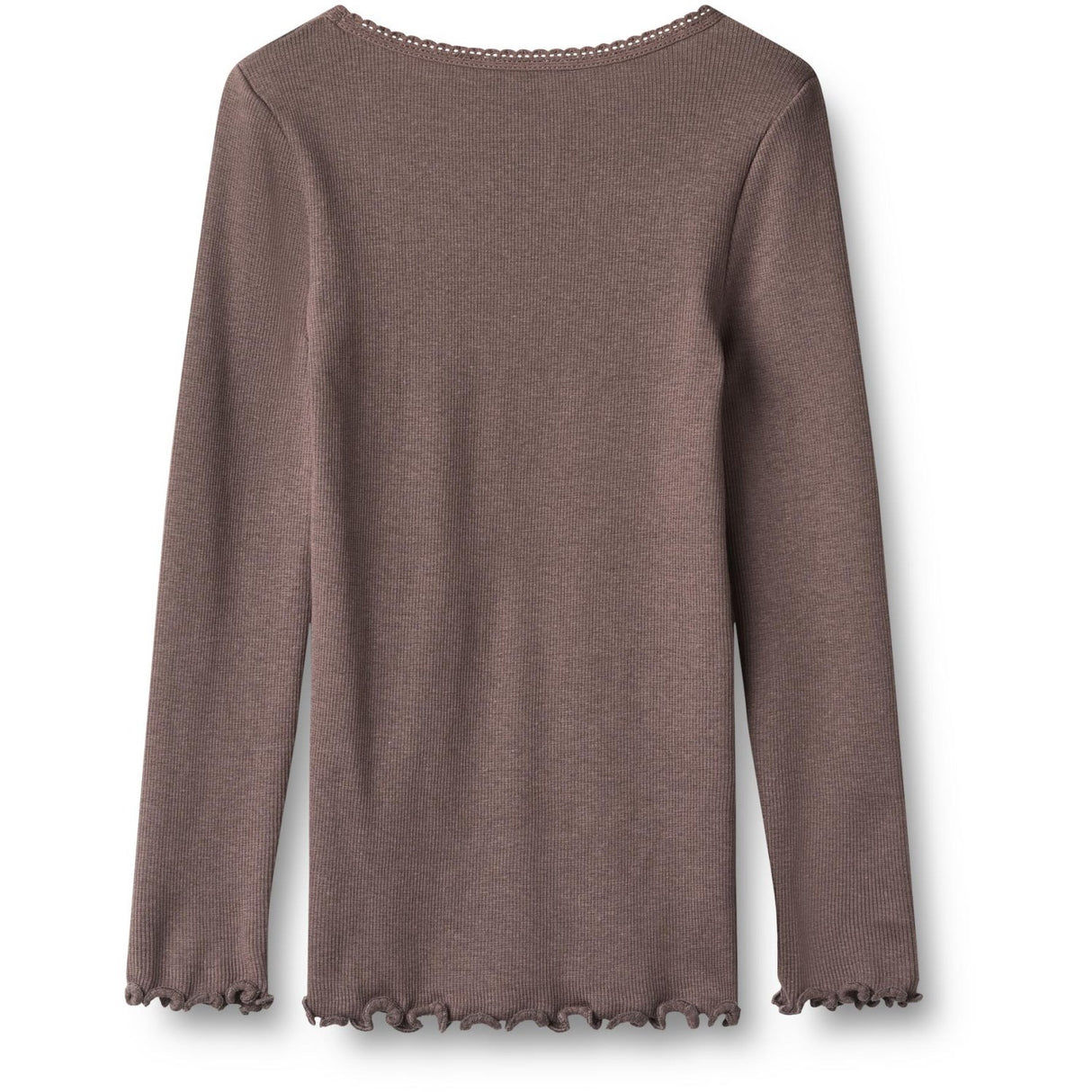 Wheat Plum Truffle Rib Blus Reese
