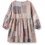 Wheat Patchwork Flowers Klänning L/S Herdis
