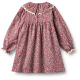 Wheat Grape Flowers Klänning L/S Krage Elvira