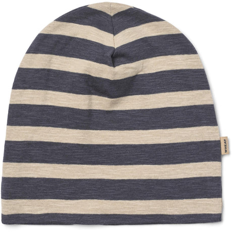 Wheat Greyblue Stripe 2 Mössa Soft Aidan