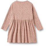 Wheat Dime Rose Small Flowers Jersey Klänning L/S Sessa