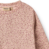 Wheat Dime Rose Small Flowers Jersey Klänning L/S Sessa