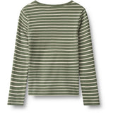 Wheat Dark Green Stripe Blus Stig