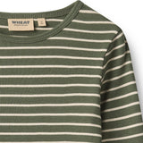 Wheat Dark Green Stripe Blus Stig