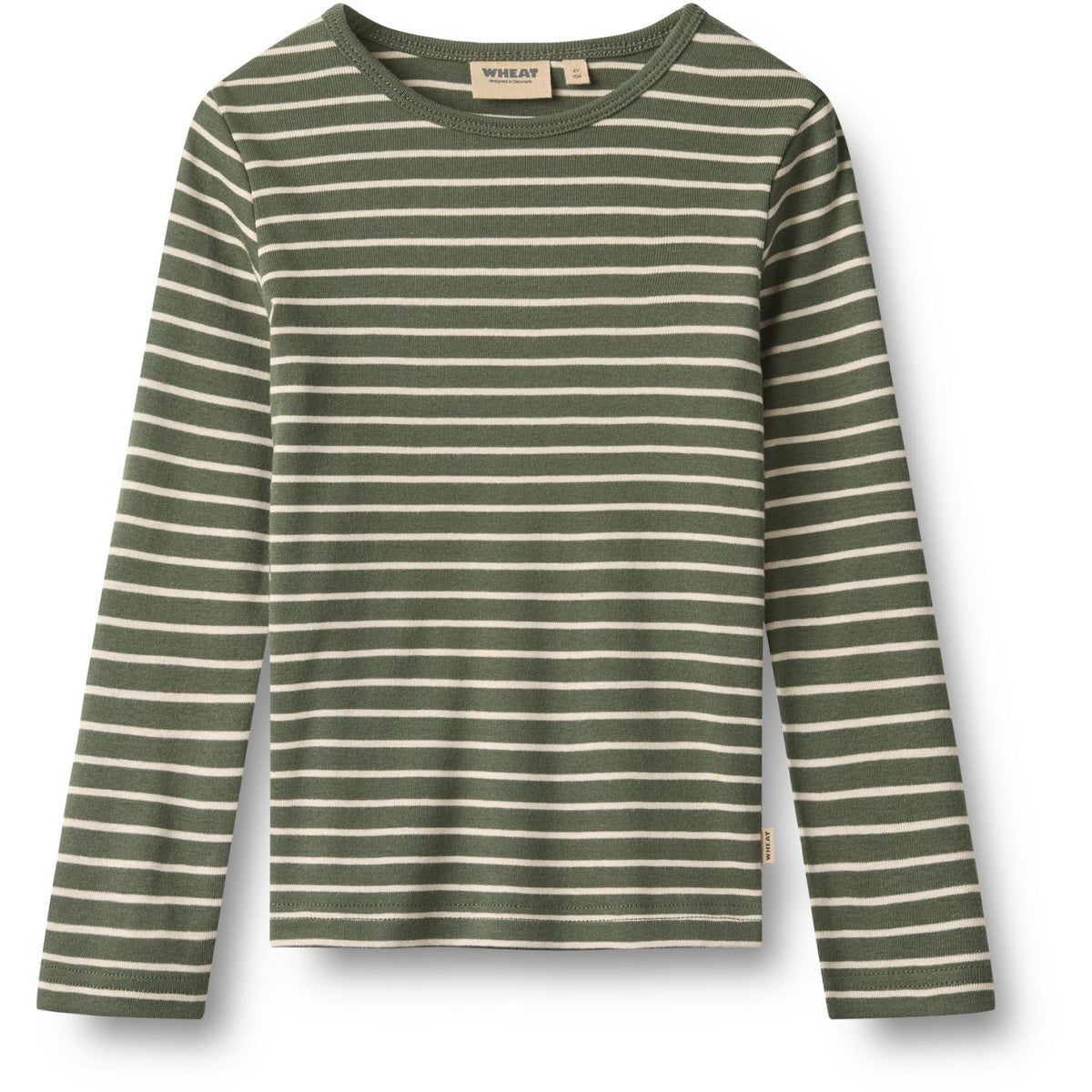 Wheat Dark Green Stripe Blus Stig