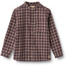 Wheat Blue Holiday Check Skjorta L/S Willum