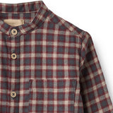 Wheat Blue Holiday Check Skjorta L/S Willum