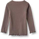 Wheat Plum Truffle Rib Blus Reese