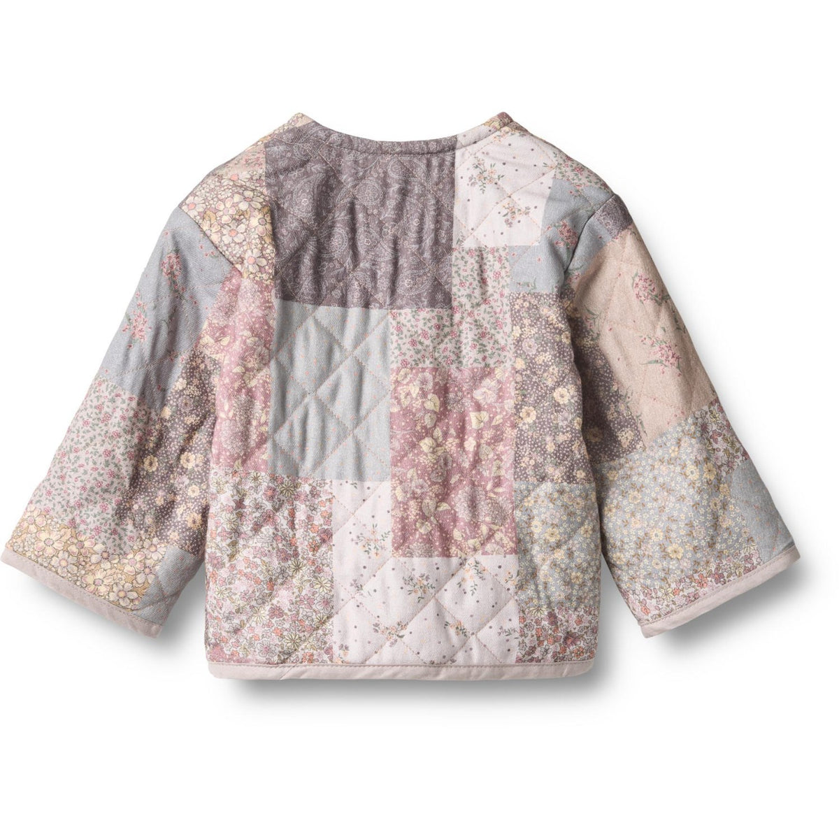 Wheat Patchwork Flowers Quilt Jacka Ima