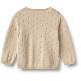 Wheat Offwhite Stickad Cardigan Maia