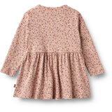 Wheat Dime Rose Small Flowers Jersey Klänning L/S Sessa