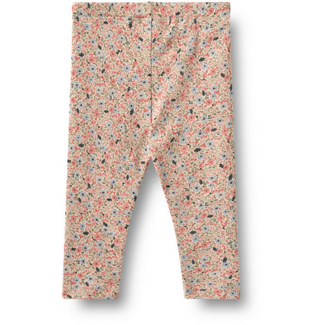 Wheat Grey Cloud Flowers Leggings Jules
