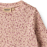 Wheat Dime Rose Small Flowers Jersey Klänning L/S Sessa
