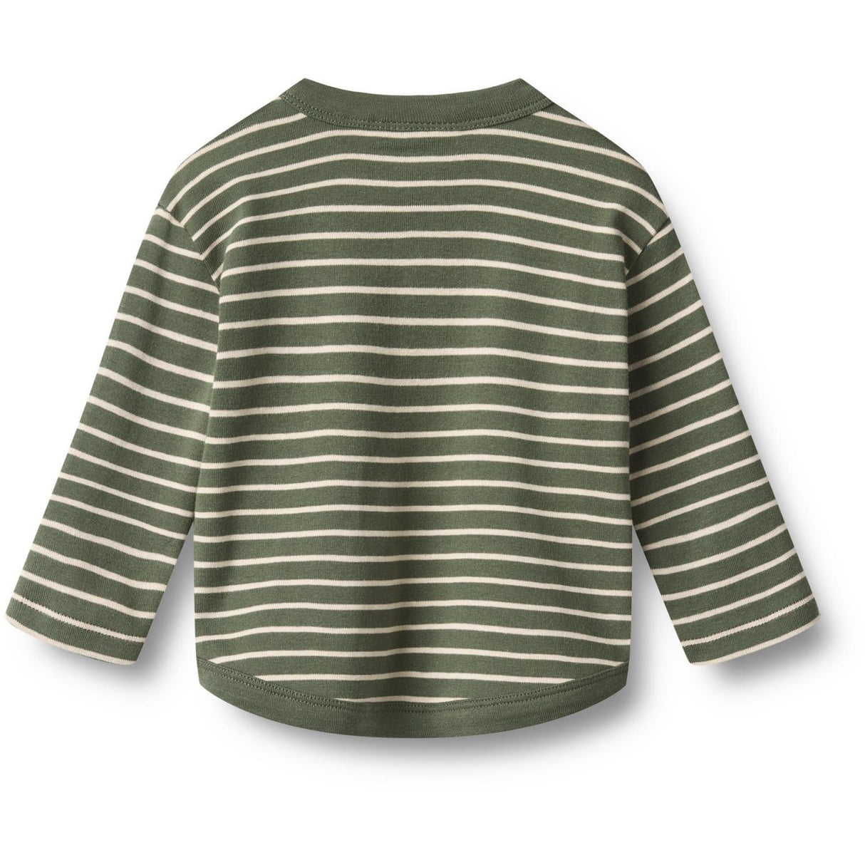 Wheat Dark Green Stripe Blus Osvald