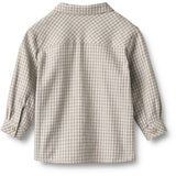Wheat Greybrown Check Skjorta L/S Oscar