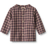 Wheat Blue Holiday Check Skjorta Shelby