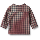 Wheat Blue Holiday Check Skjorta Shelby