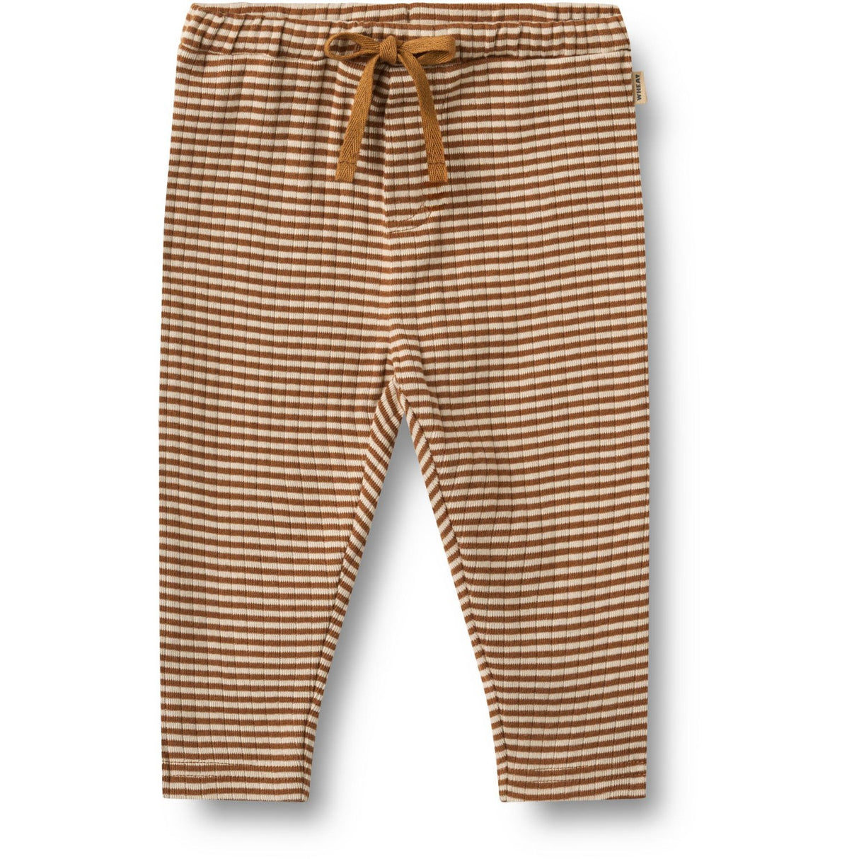 Wheat Warm Hazel Stripe Jersey Byxor Manfred