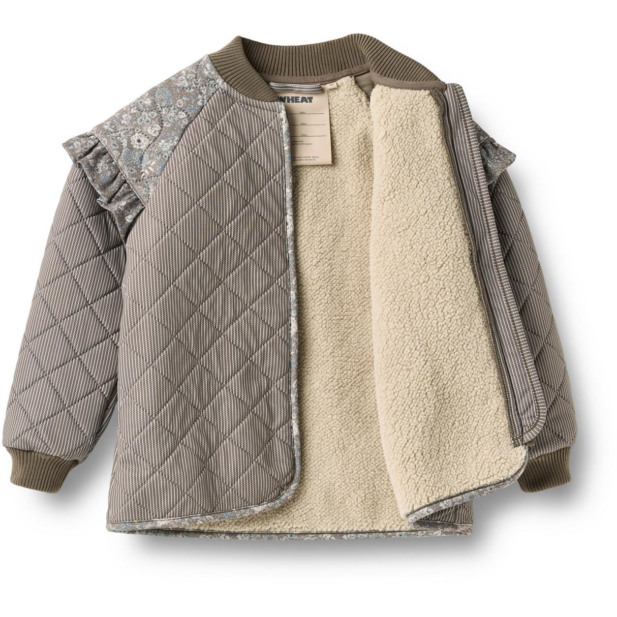 Wheat Brown Stripe Thermo Jacka Ellas