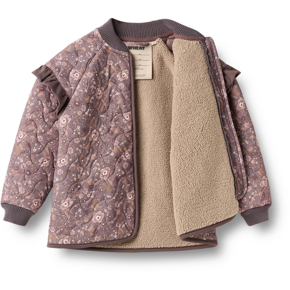 Wheat Purple Stone Flowers Thermo Jacka Ellas