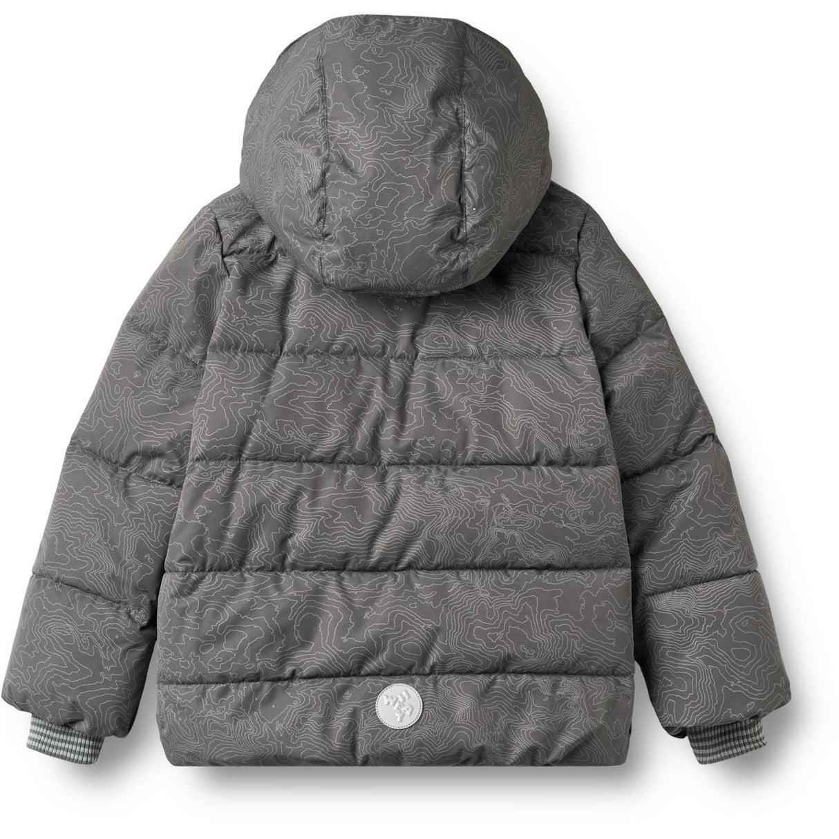 Wheat Dark Reflective Map Puffer Jacka Gael