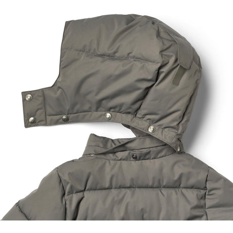 Wheat Grey Metal Puffer Jacka Gael