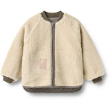 Wheat Brown Stripe Vändbar Thermo Jacka Lake