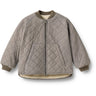 Wheat Brown Stripe Vändbar Thermo Jacka Lake
