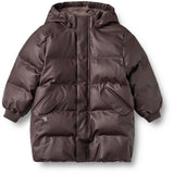 Wheat Chocolate Plum Pu Puffer Jacka Coast