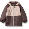 Wheat Chocolate Plum Thermo Rain Jacka Ajojo