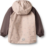 Wheat Chocolate Plum Thermo Rain Jacka Ajojo
