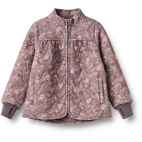 Wheat Purple Stone Flowers Thermo Jacka Thilde