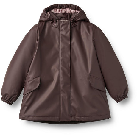 Wheat Chocolate Plum Thermo Rain Jacka Rika