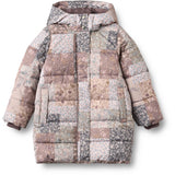 Wheat Patchwork Flowers Puffer Täcka Yrsa