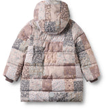 Wheat Patchwork Flowers Puffer Täcka Yrsa