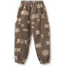 Wheat Dry Wood Jacquard Fleece Byxor Suun