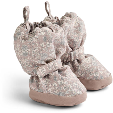 Wheat Dry Rose Flowers Outerwear Booties