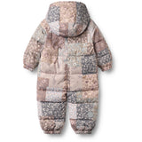 Wheat Patchwork Flowers Puffer Dräkt Edem
