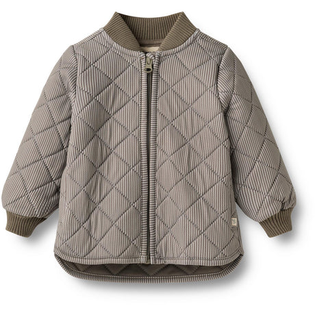 Wheat Brown Stripe Thermo Jacka Loui