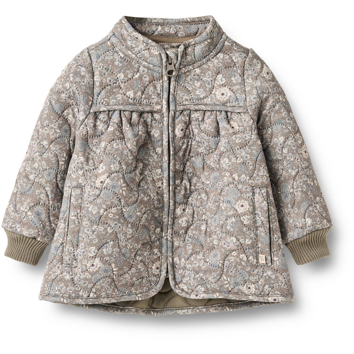 Wheat Grey Stone Flowers Thermo Jacka Thilde