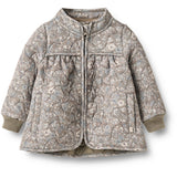 Wheat Grey Stone Flowers Thermo Jacka Thilde